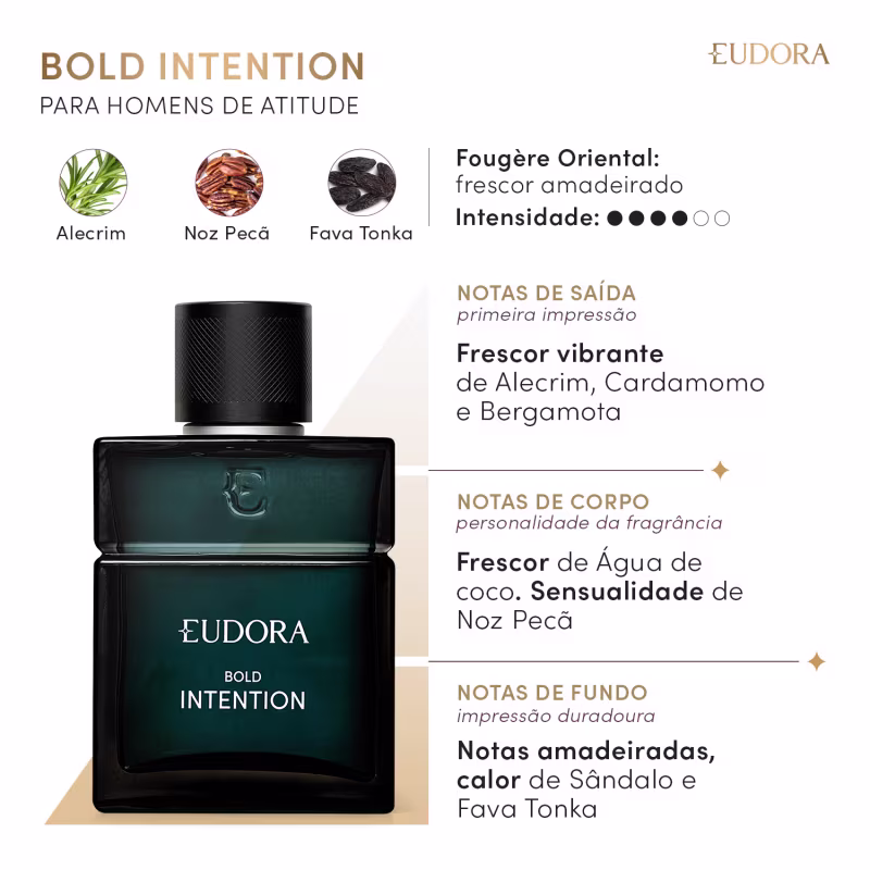 Intention For Man Bold Intention Desodorante Colônia 100ml