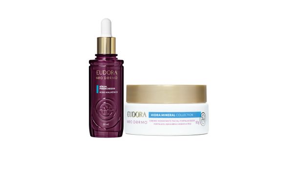 Neo Dermo Combo Neo Dermo: Creme Hidratante Facial Fortalecedor 50g + Sérum Preenchedor 30ml