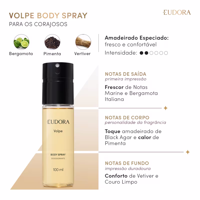 Volpe Desodorante Body Spray 100ml