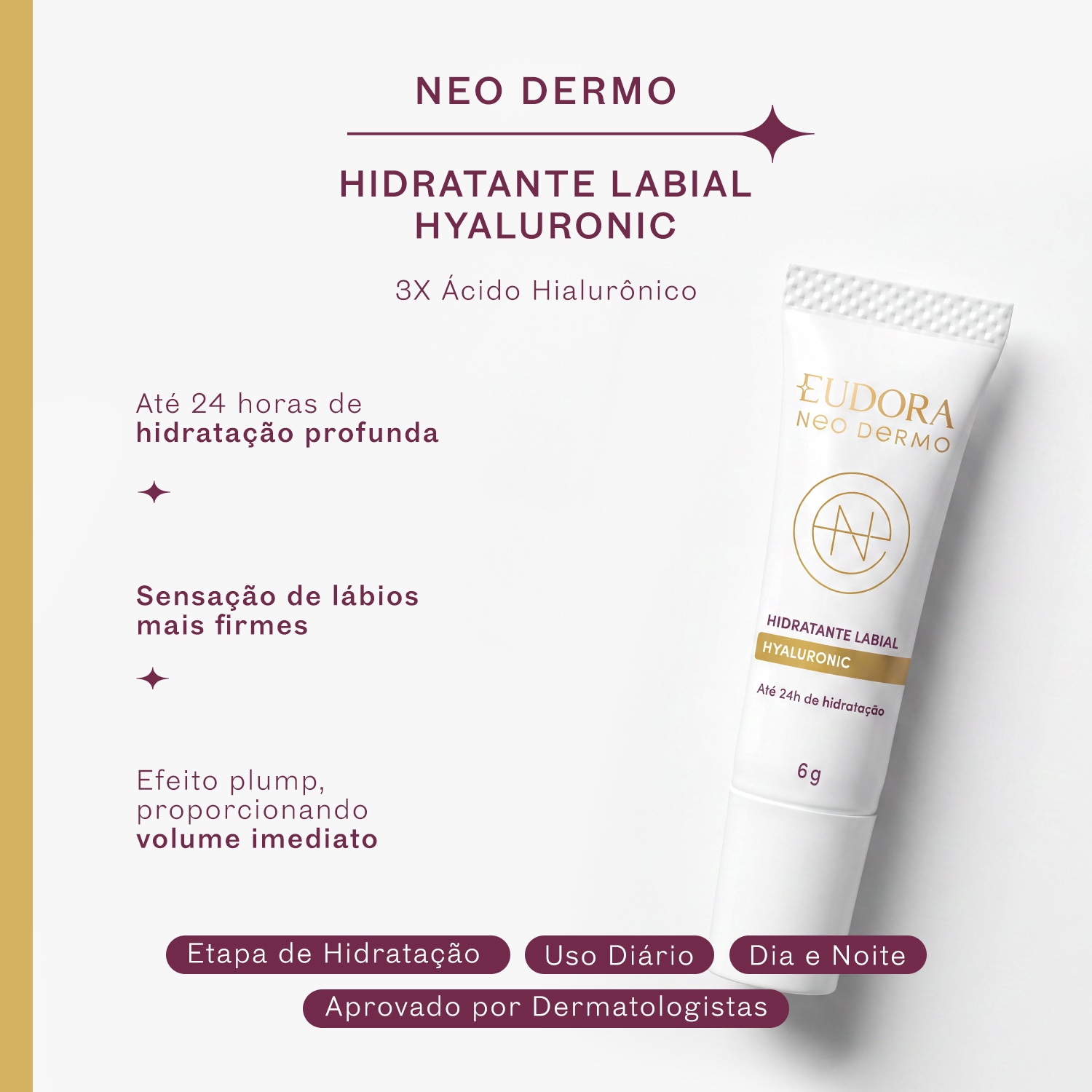 NEO DERMO Hidratante Labial Hyaluronic 6g