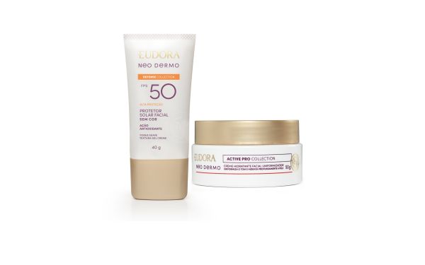 Neo Dermo Combo Neo Dermo: Protetor Solar FPS 50 Sem Cor 40ml + Creme Uniformizador Facial 50g