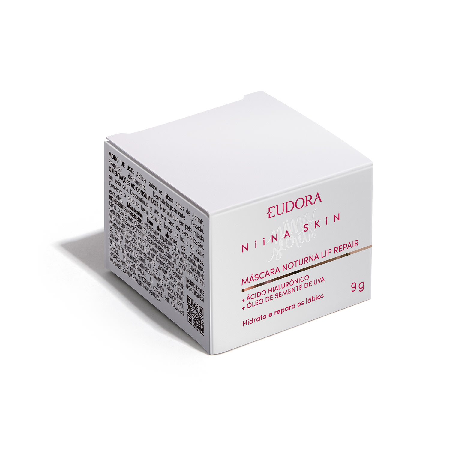 Niina Secrets Combo Skin: Creme Hidratante 45g + Máscara Labial 9g