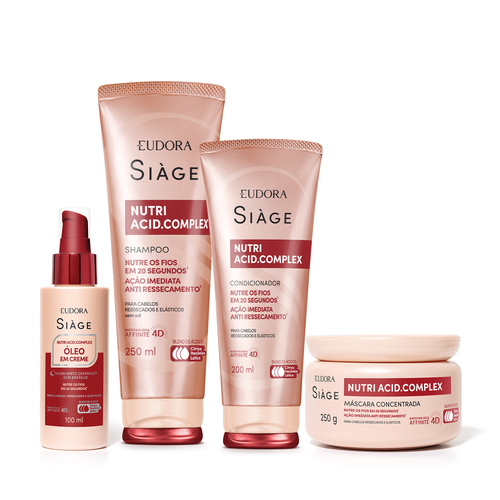 Siàge Combo Nutri Rosé (4 itens)