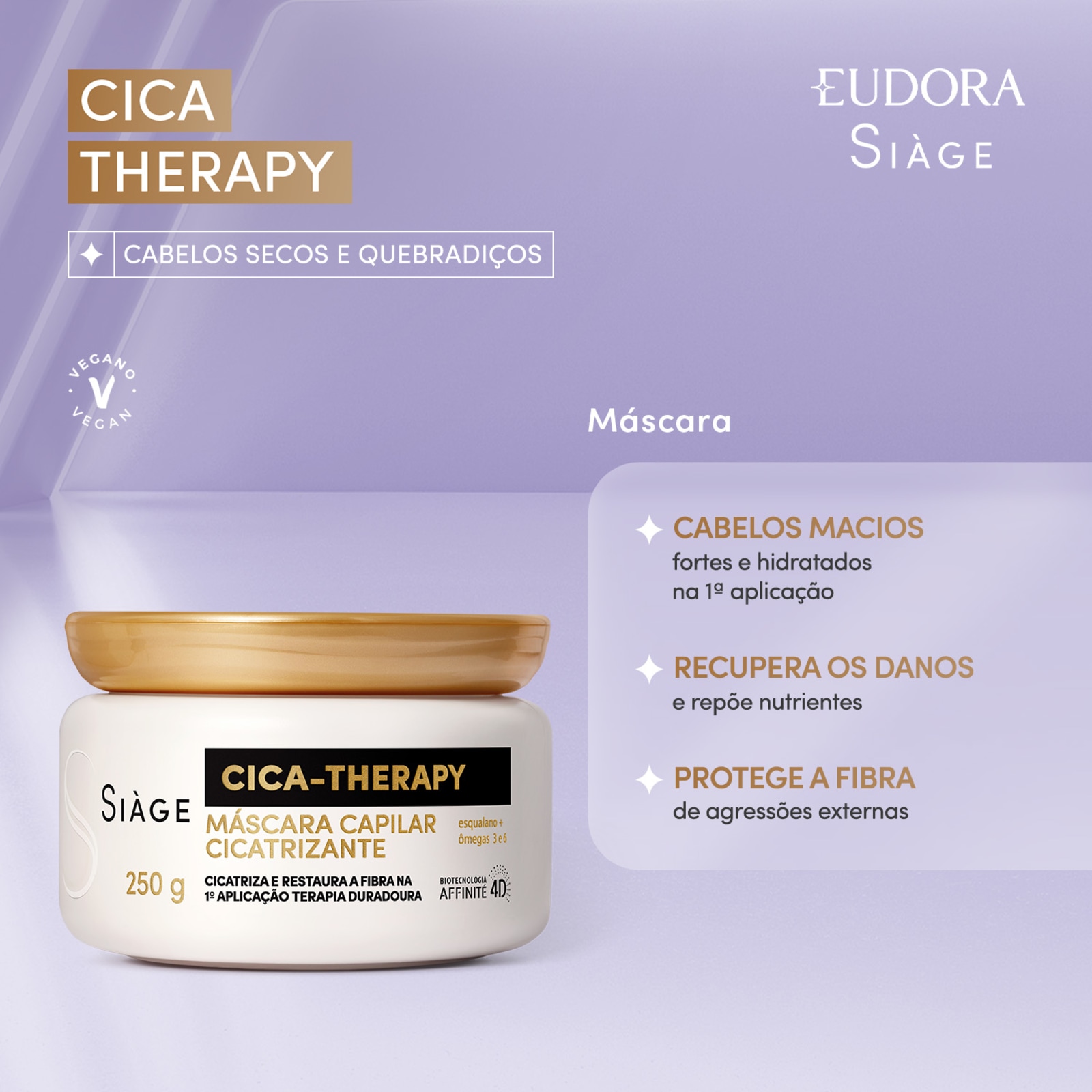 Siàge Refil Máscara Capilar Cica-Therapy 250g