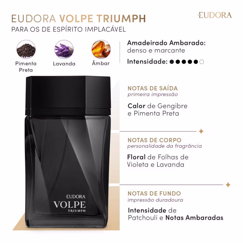 Volpe Triumph Desodorante Colônia 100ml