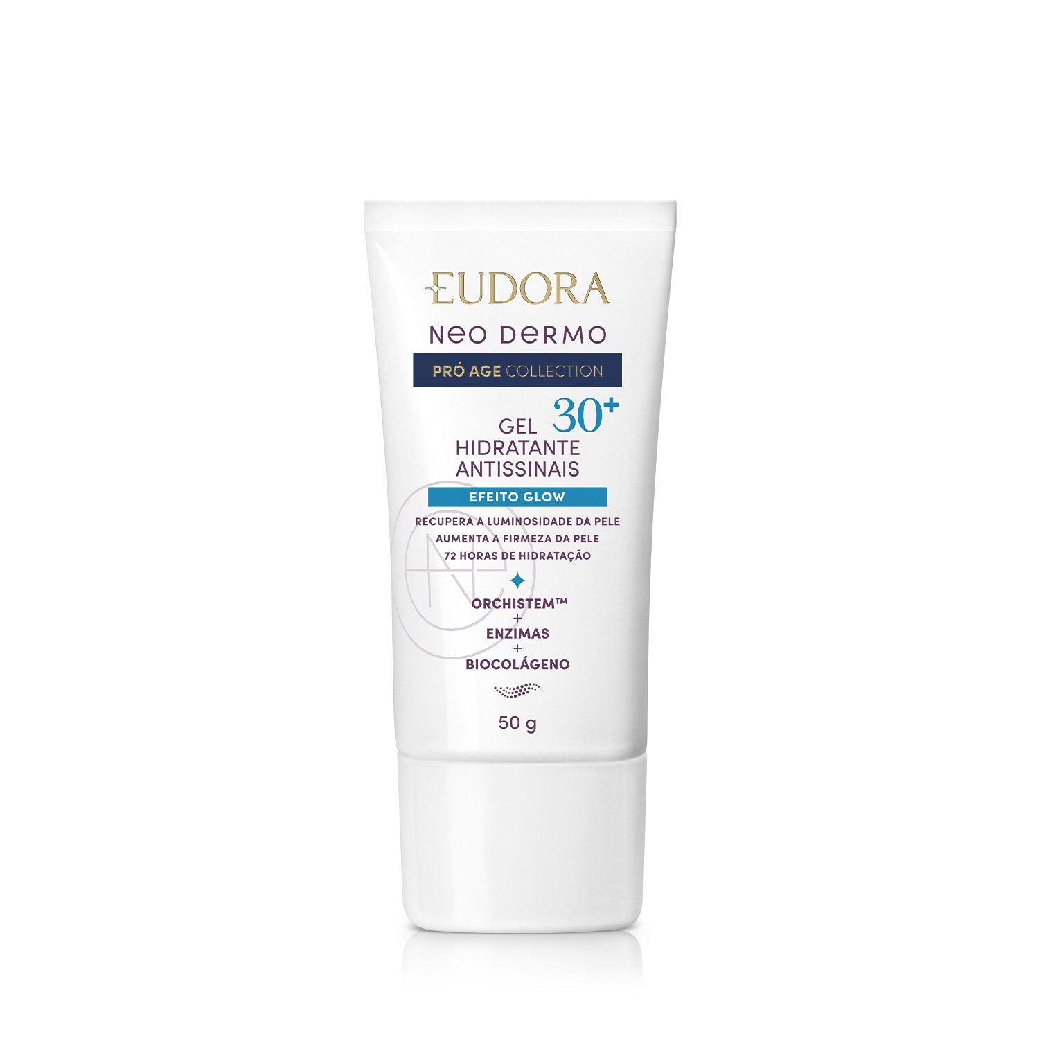 Neo Dermo Eudora Purific Gel De Limpeza Facial 150g, Protetor Solar Sem Cor Fps 70 40g + Pró Age Gel Facial 30+ 50g