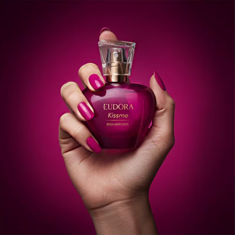 EUDORA KISS ME Kiss Me Rosa Marcante Colônia Desodorante 50ml