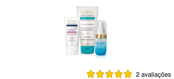 Neo Dermo Combo Neo Dermo: Gel de Limpeza Purific Collection 150g + Gel Hidratante Facial Hidra Mineral Collection 30g + Gel Hidratante Facial Antissinais 45+ Pró Age Collection 50g