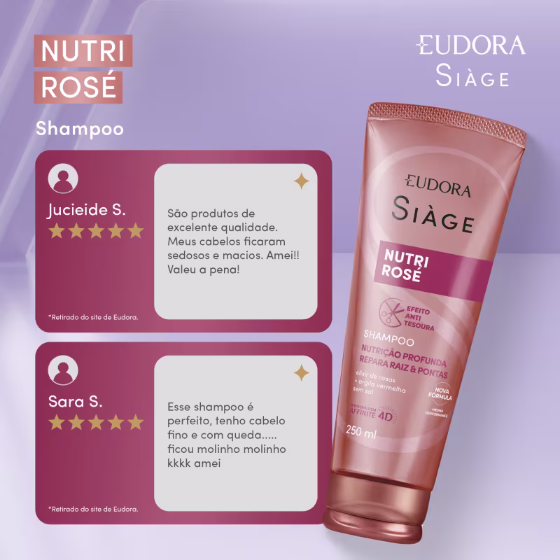 Siàge Shampoo Nutri Rosé 250ml