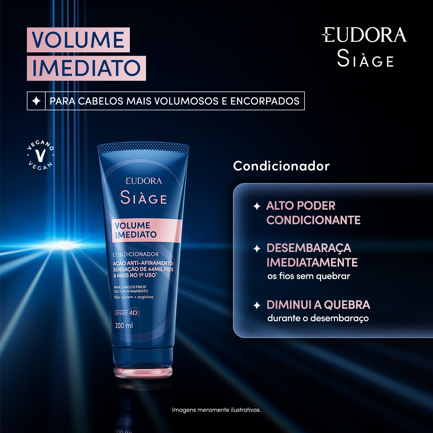 Eudora Combo Siàge Volume Imediato (3 itens)
