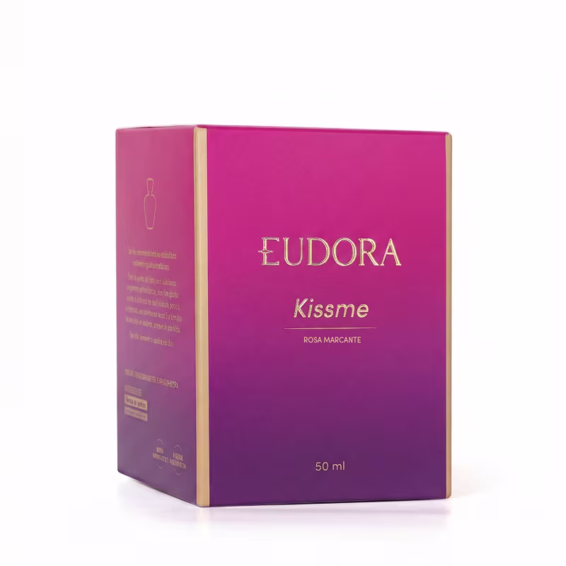 EUDORA KISS ME Kiss Me Rosa Marcante Colônia Desodorante 50ml