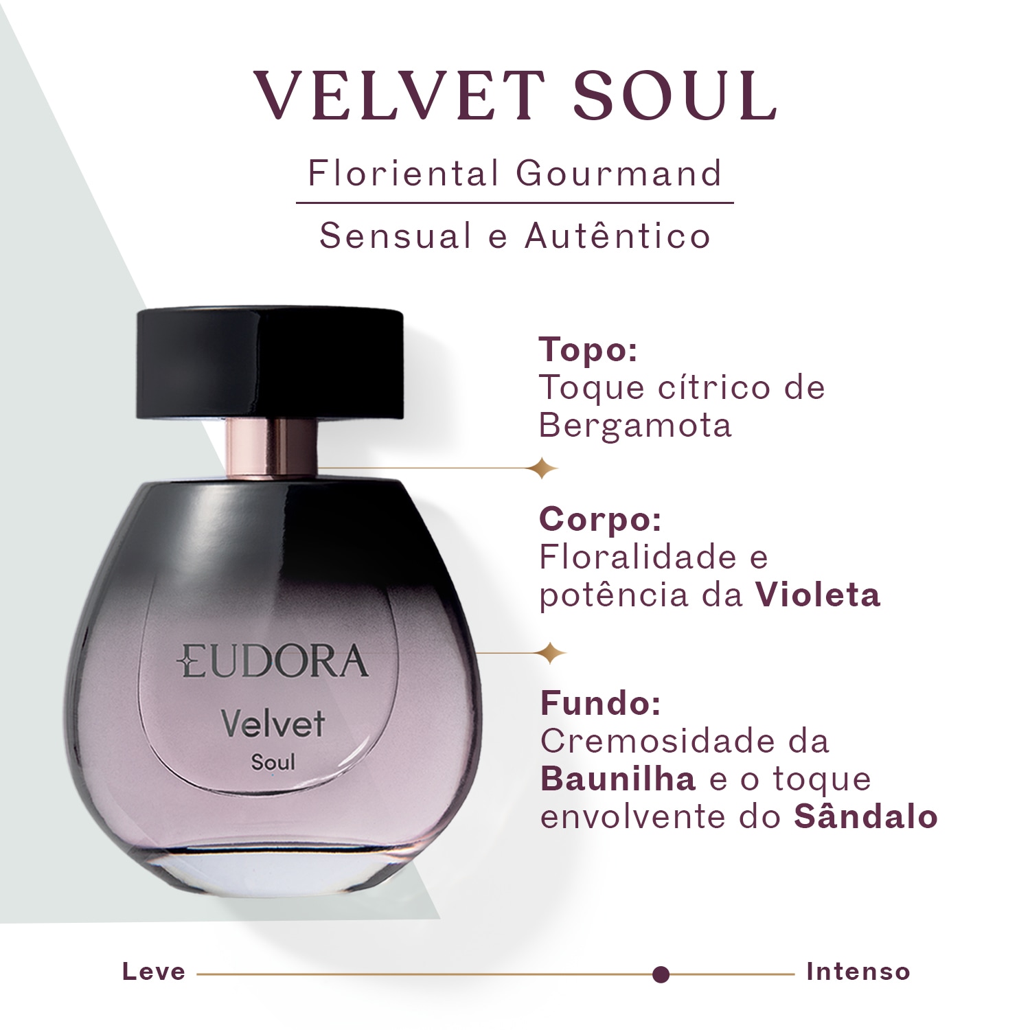 Eudora Combo Velvet Soul: Body Spray 100ml + Loção Corporal 250ml