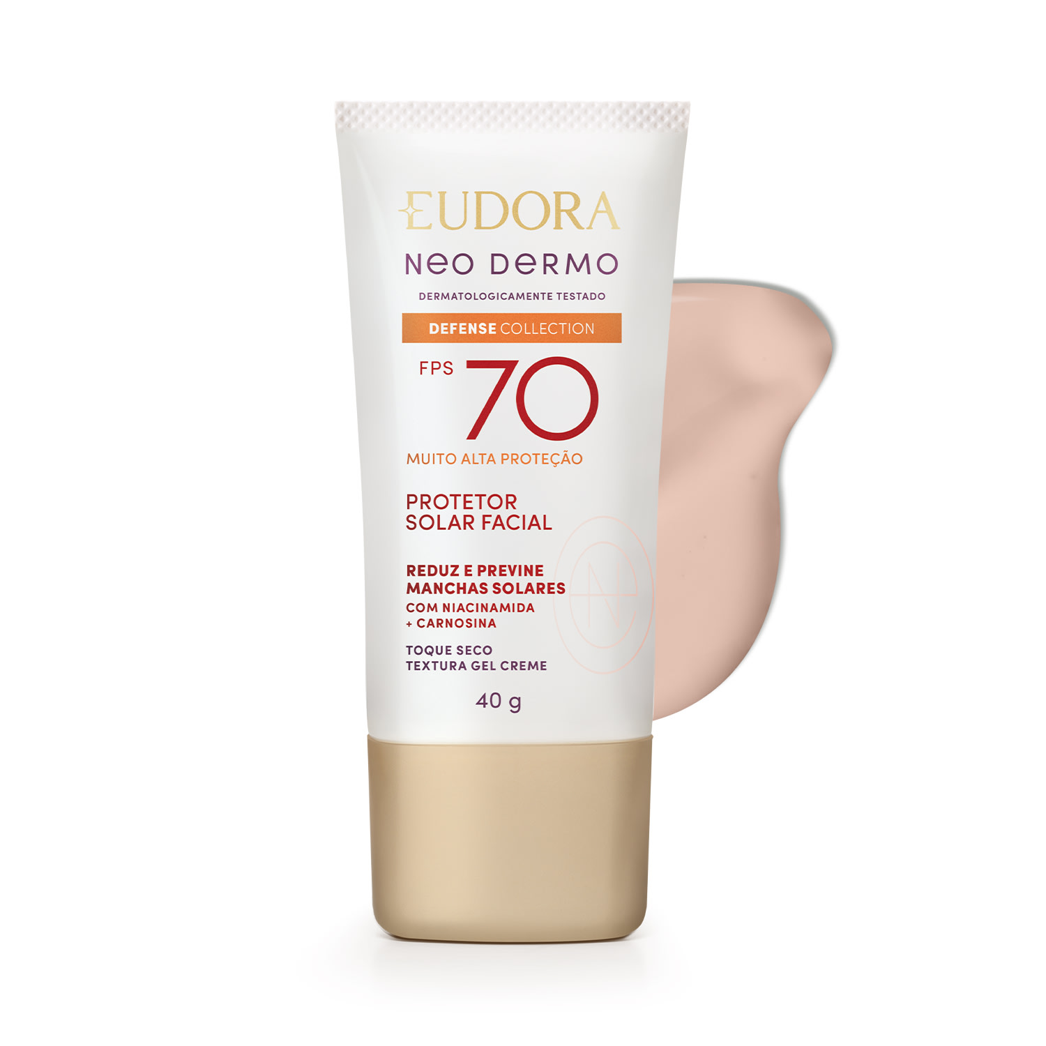 Neo Dermo Combo Neo Dermo: Esfoliante Facial 75g + Protetor Solar Facial COR 1 FPS 70 40ml
