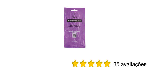 Siàge Sachet Máscara De Reconstrução Terapia dos Fios Cronograma Capilar 60ml