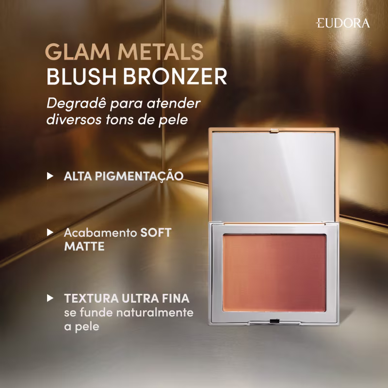 GLAM Blush Bronzer Degradê Metals 7g