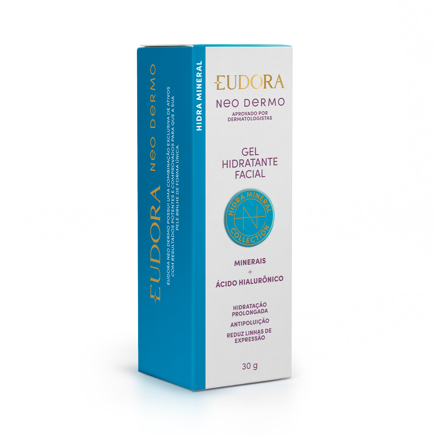 Neo Dermo Combo Neo Dermo: Gel de Limpeza Purific Collection 150g + Gel Hidratante Facial Hidra Mineral Collection 30g + Gel Hidratante Facial Antissinais 45+ Pró Age Collection 50g