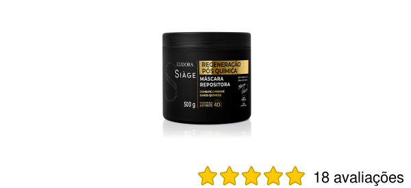 Siàge Máscara Repositora Expert Regeneração Pós Química 500g