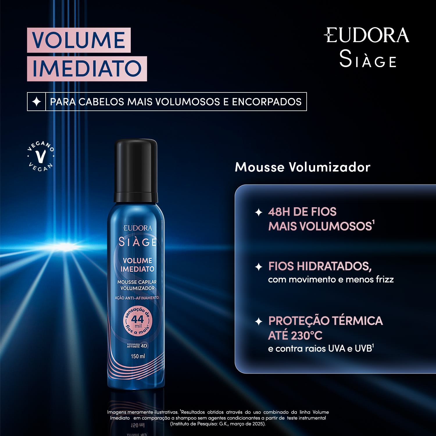Eudora Combo Siàge Volume Imediato (3 itens)