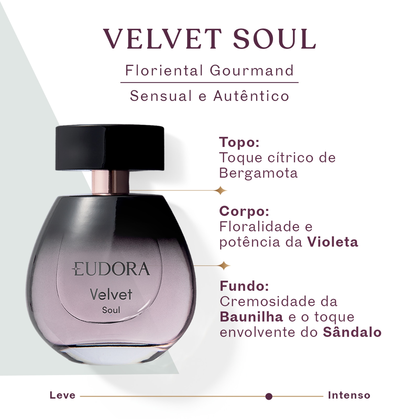 Velvet Eudora Soul Desodorante Colônia 100ml