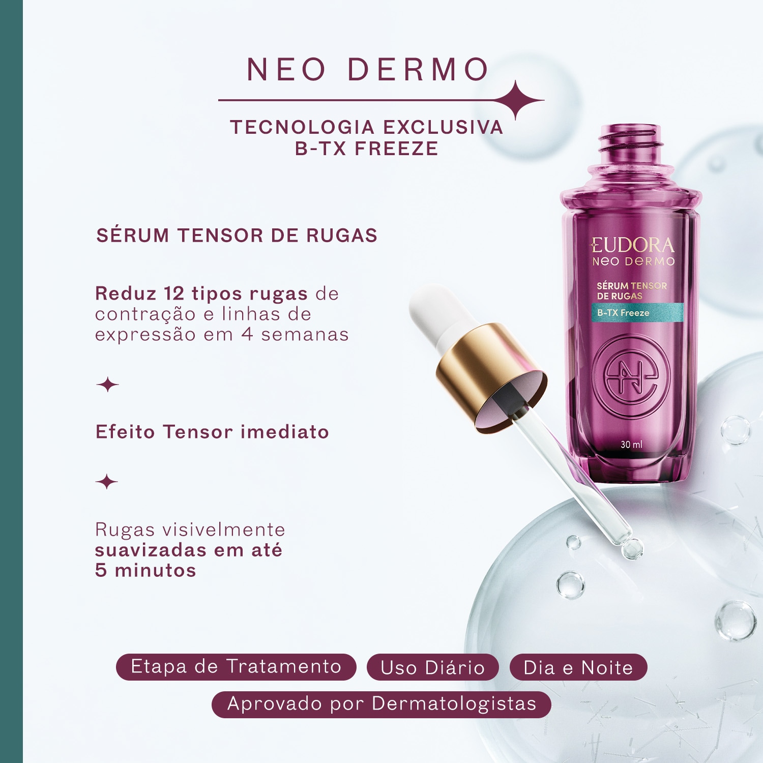 NEO DERMO Sérum Tensor de Rugas B-TX Freeze 30ml