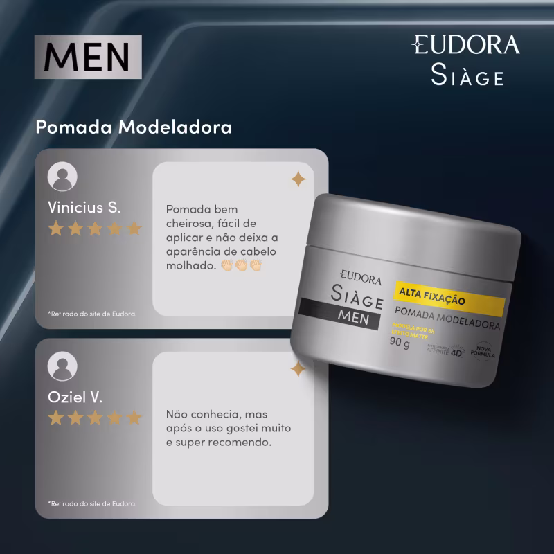 SIÀGE Pomada Modeladora Men 90g