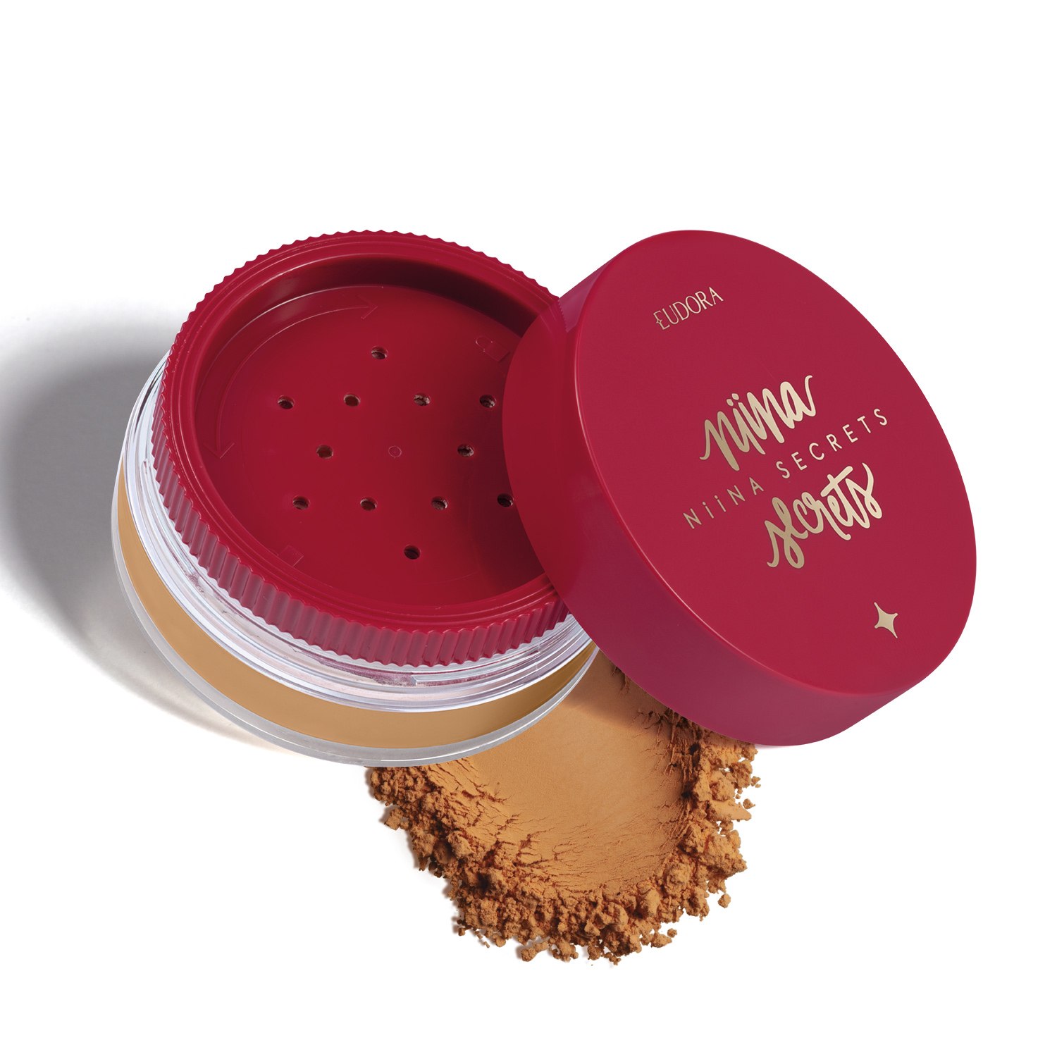 Niina Secrets Combo Niina Secrets: Palette de Sombras Neutrals 5,6g + Pó Solto Perfect Match Cor 4 12g
